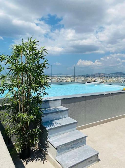 New 2Bd Aprt With Shared Rooftop Pool D3 Athen Exterior foto