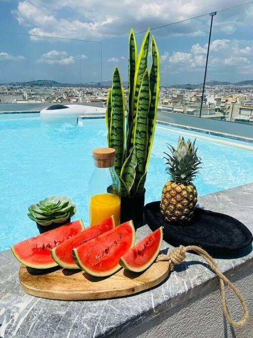 New 2Bd Aprt With Shared Rooftop Pool D3 Athen Exterior foto